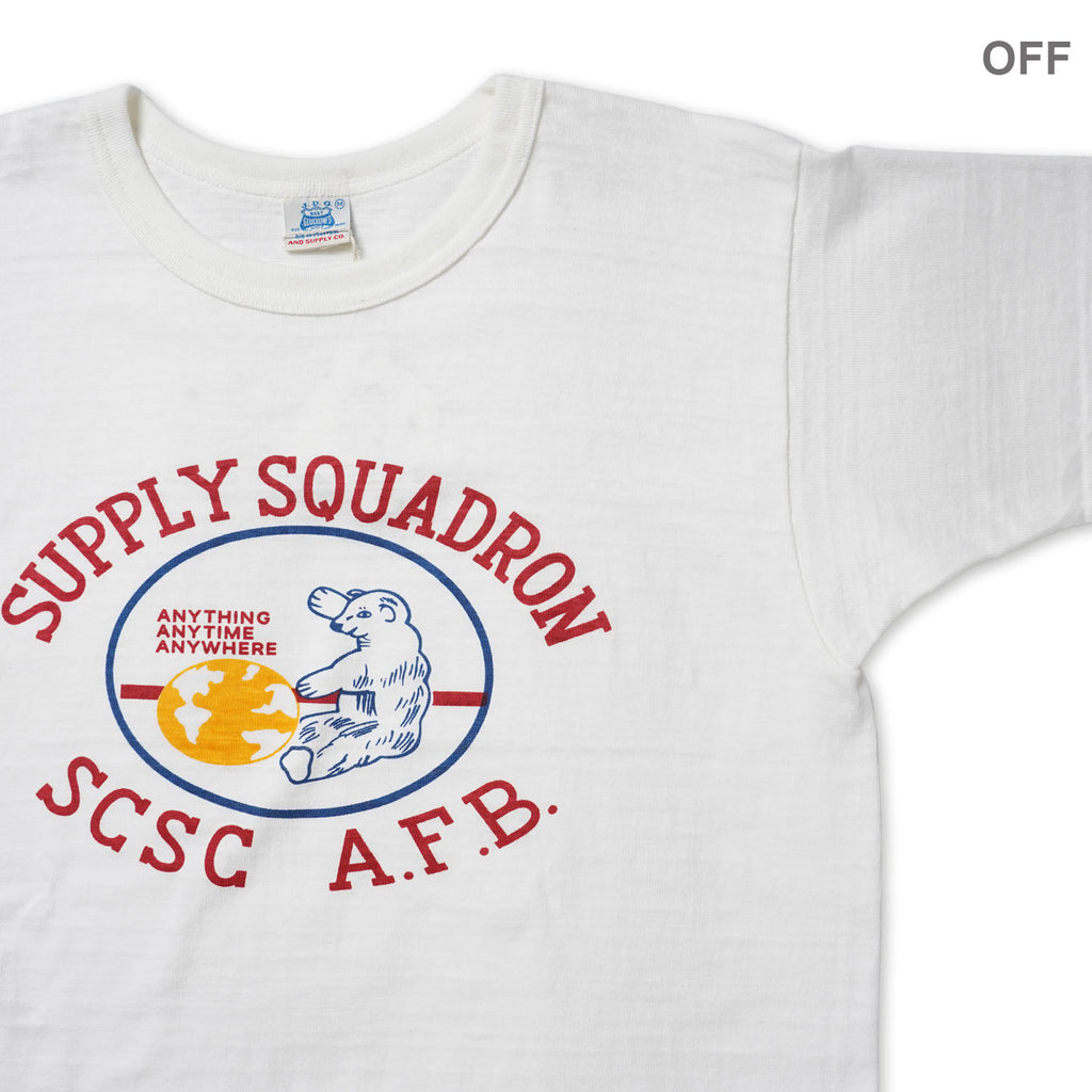 JOHN GLUCKOW ジョングラッコー 半袖 Tシャツ Lot JG-CS06 "Supply Squadron T" JG-CS06-Supply Squadron