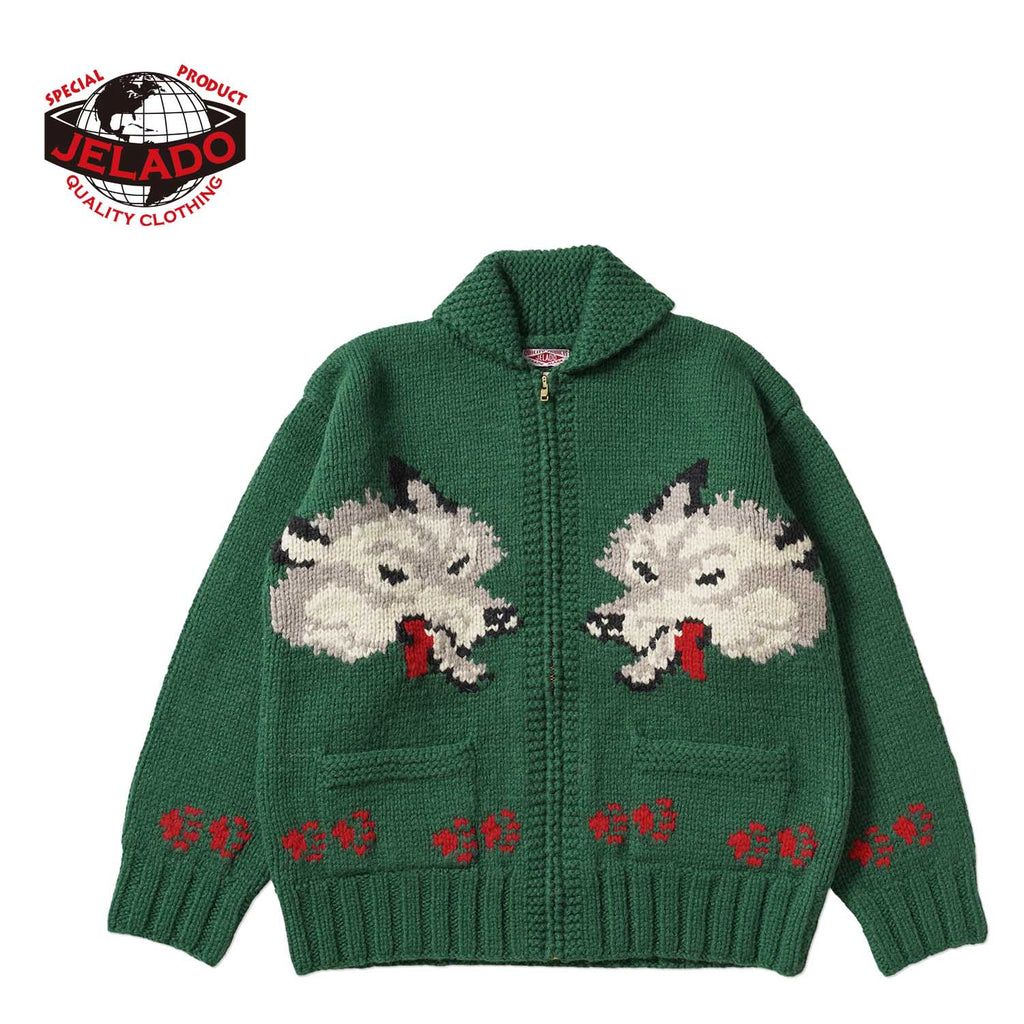 JELADO ジェラード ニット カウチンセーター “Cowichan Style Sweater WOLF” JP23806