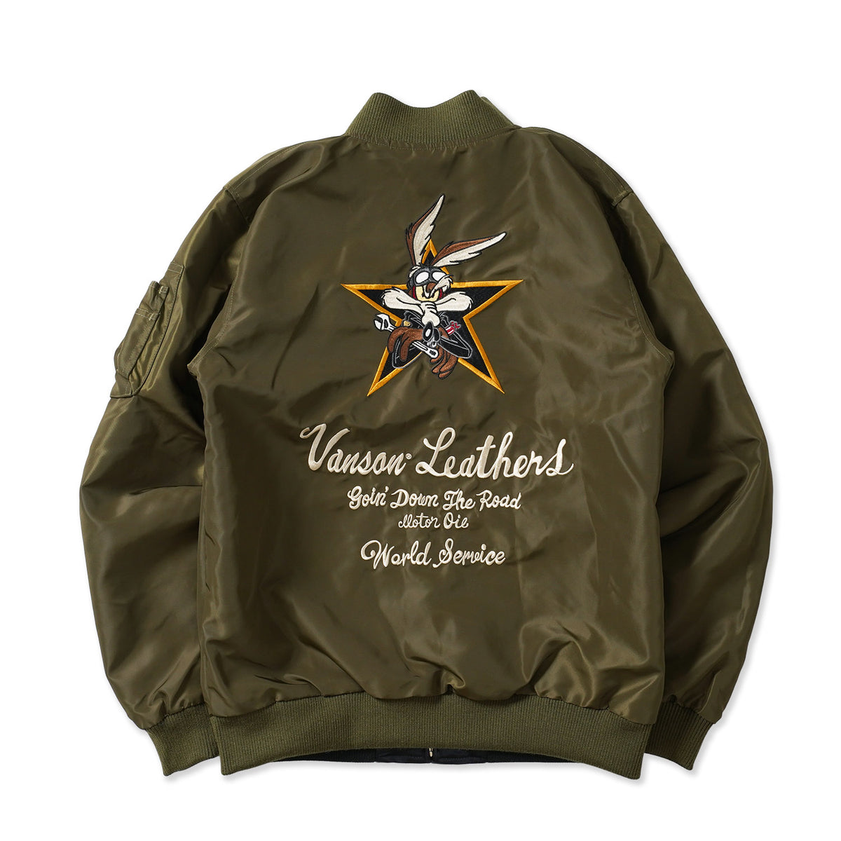 VANSON バンソン スカジャン MA-1 LOONEY TUNES "リバ－シブルスカジャン＆MA-1ジャケット" LTV-2604
