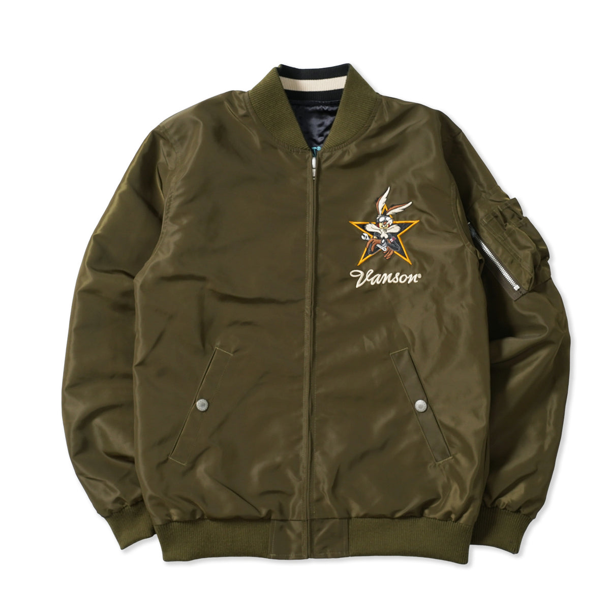 VANSON バンソン スカジャン MA-1 LOONEY TUNES "リバ－シブルスカジャン＆MA-1ジャケット" LTV-2604