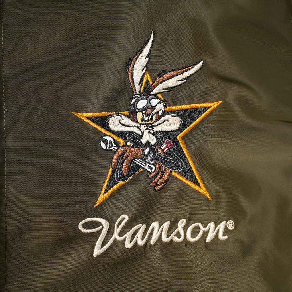 VANSON バンソン スカジャン MA-1 LOONEY TUNES "リバ－シブルスカジャン＆MA-1ジャケット" LTV-2604