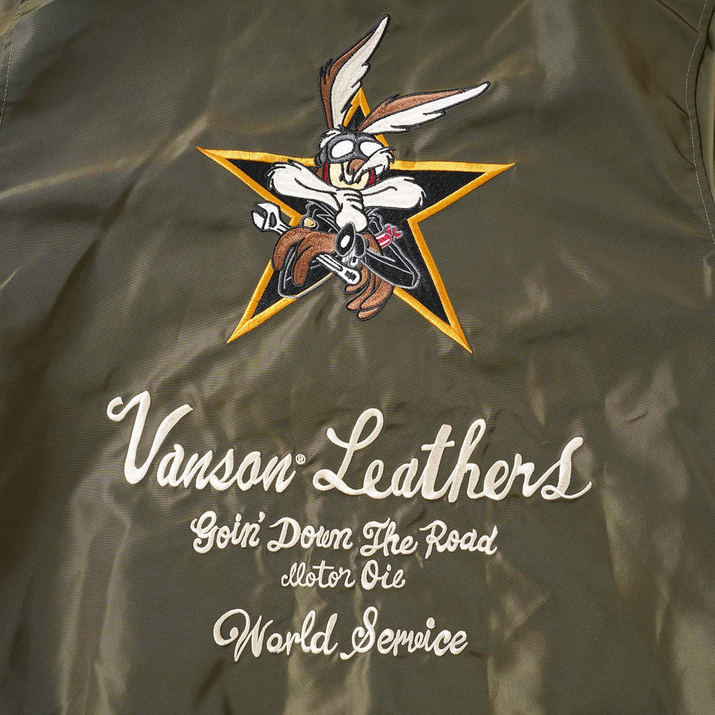 VANSON バンソン スカジャン MA-1 LOONEY TUNES "リバ－シブルスカジャン＆MA-1ジャケット" LTV-2604