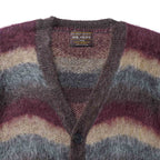 MR.OLIVE ミスターオリーブ モヘア カーディガン "WAVE BORDER MOHAIR / HERITAGE CARDIGAN" M263123