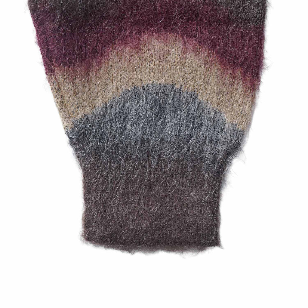 MR.OLIVE ミスターオリーブ モヘア カーディガン "WAVE BORDER MOHAIR / HERITAGE CARDIGAN" M263123