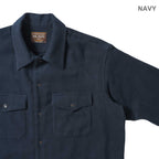 MR.OLIVE ミスターオリーブ 長袖シャツ "AIRY BRUSHED SATIN / CPO SHIRT" M263128