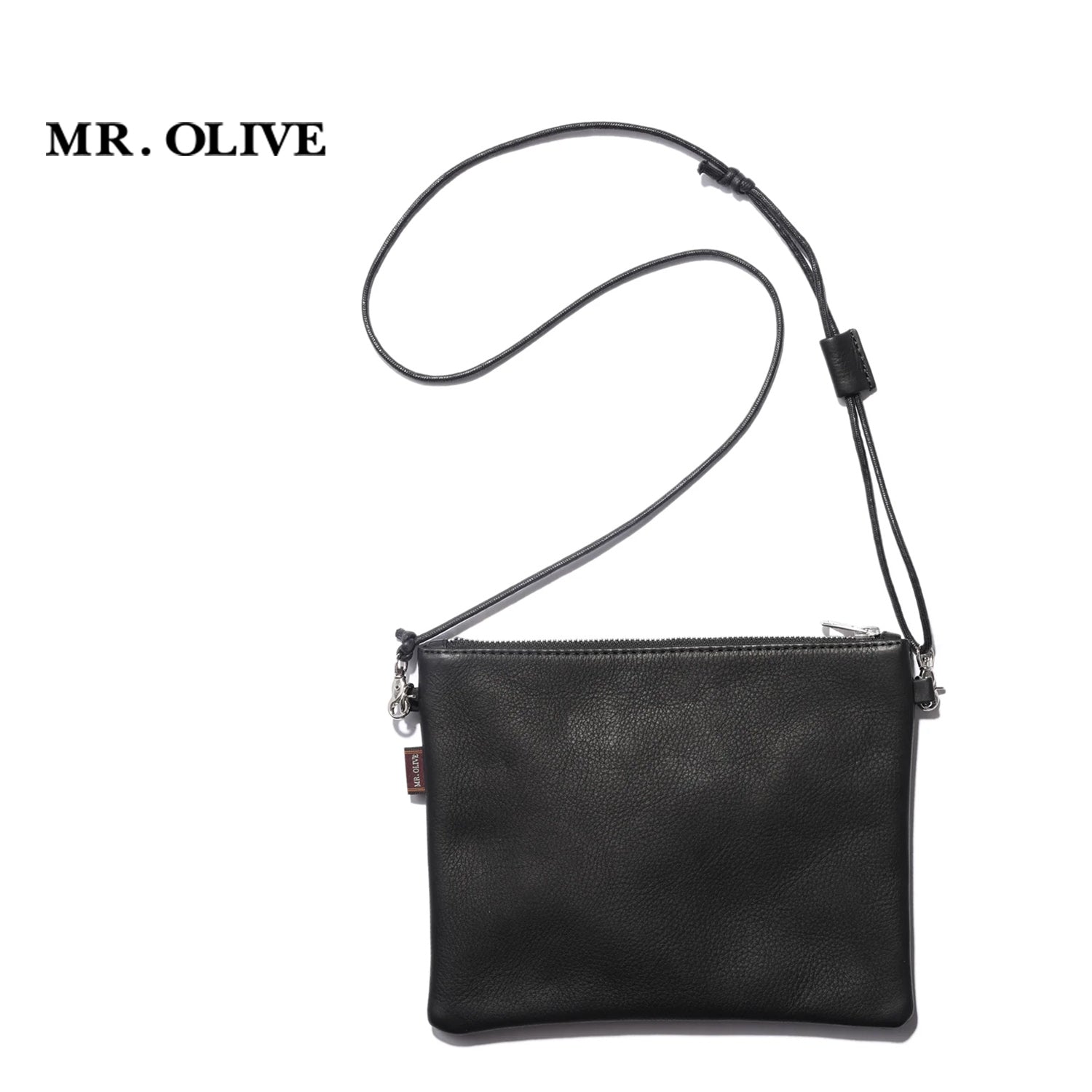 MR.OLIVE ミスターオリーブ LEATHER SACOCHE MR.OLIVE ミスターオリーブ サコッシュ E.O.I / WATER PROOF WASHABLE