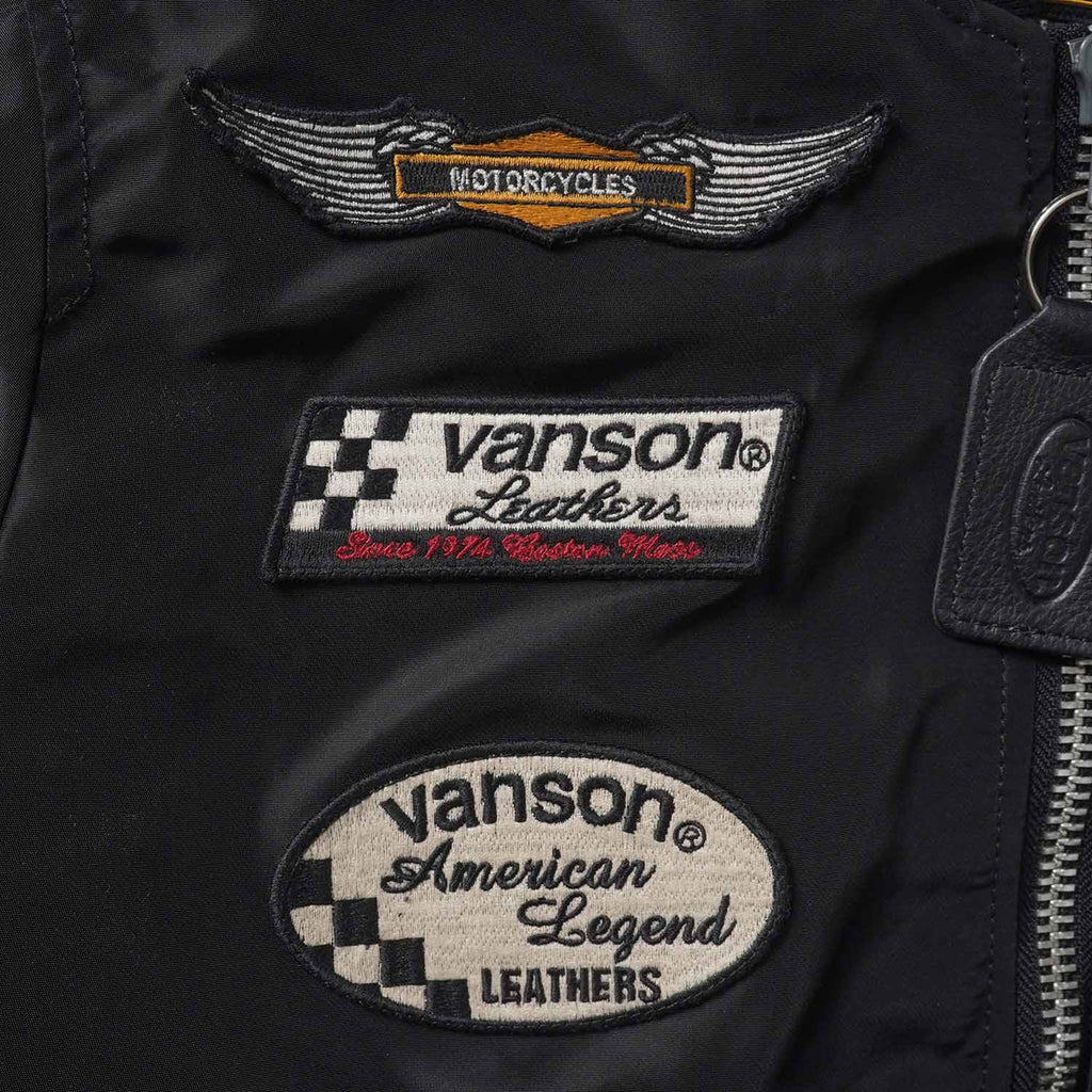 VANSON バンソン MA-1 ジャケット "ナイロン フライト ジャケット" NVJK-2601