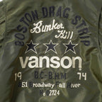 VANSON バンソン MA-1 ジャケット "ナイロン フライト ジャケット" NVJK-2601