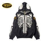VANSON バンソン ニット パーカー "ジャカード ニット F/Z パーカー" NVKN-2502