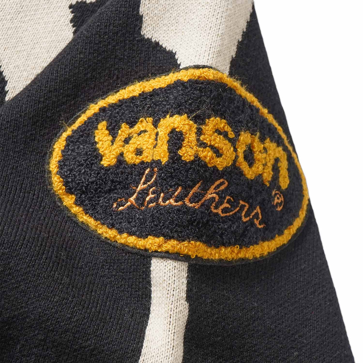 VANSON バンソン ニット パーカー "ジャカード ニット F/Z パーカー" NVKN-2502