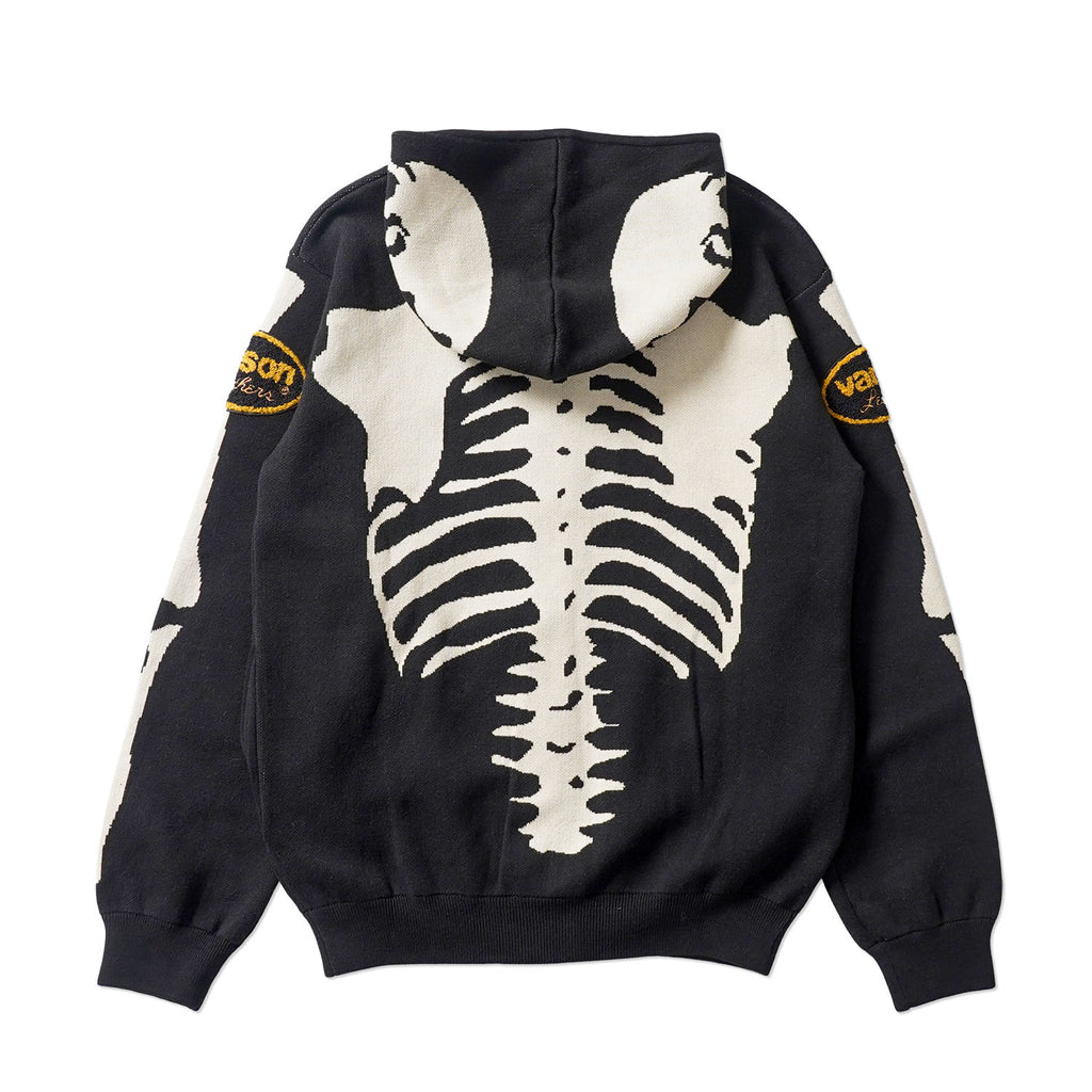 VANSON バンソン ニット パーカー "ジャカード ニット F/Z パーカー" NVKN-2502