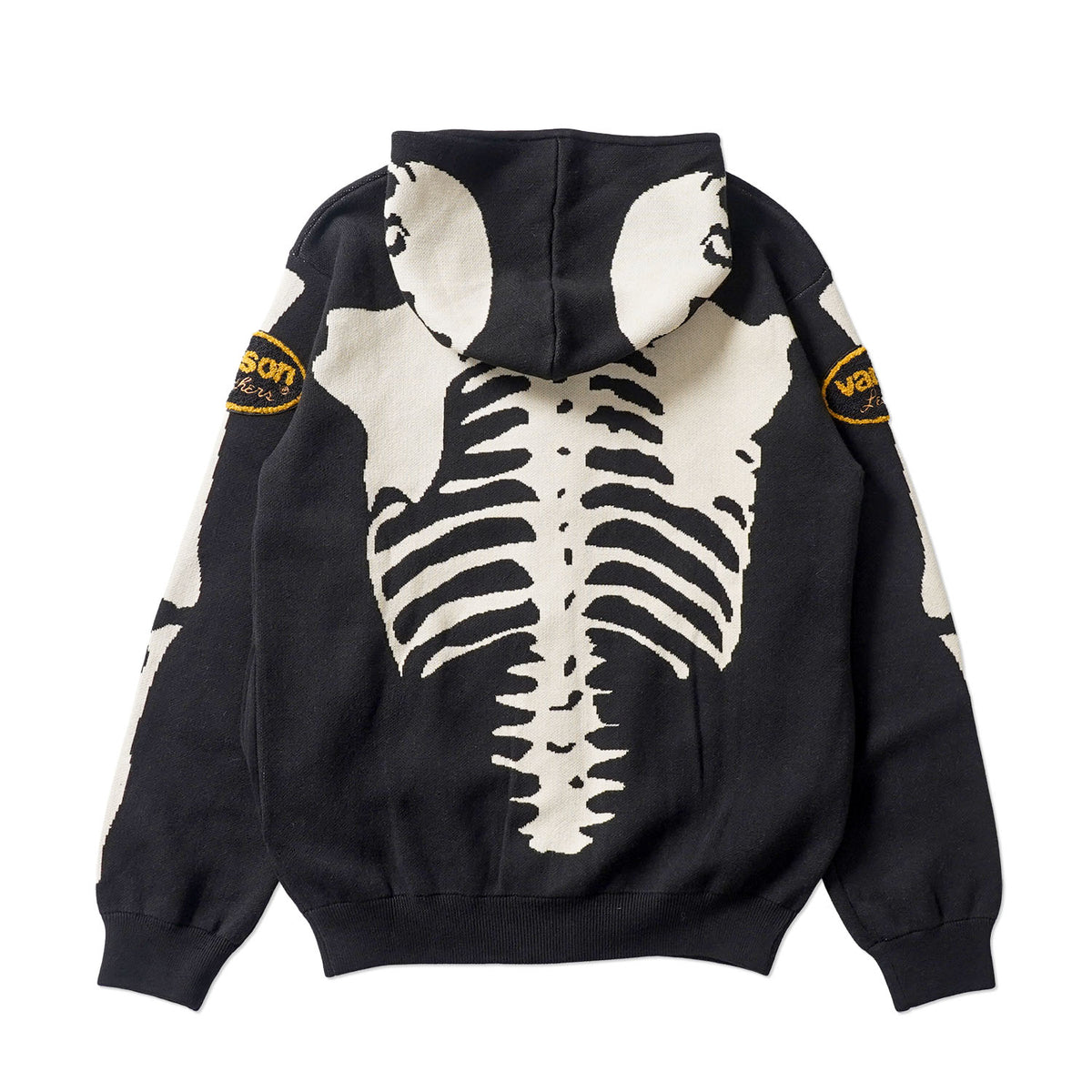 VANSON バンソン ニット パーカー "ジャカード ニット F/Z パーカー" NVKN-2502