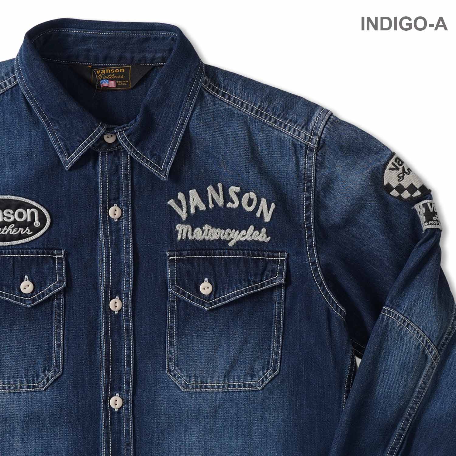 VANSON バンソン 長袖 シャツ 