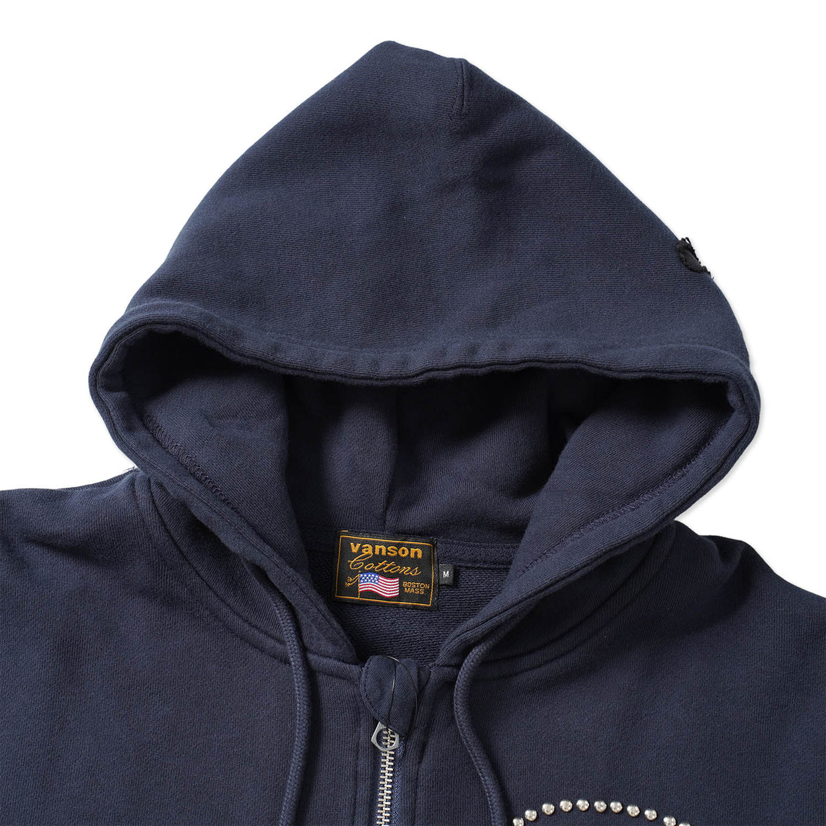 VANSON バンソン パーカー "裏毛フルジップパーカー" NVSZ-2607