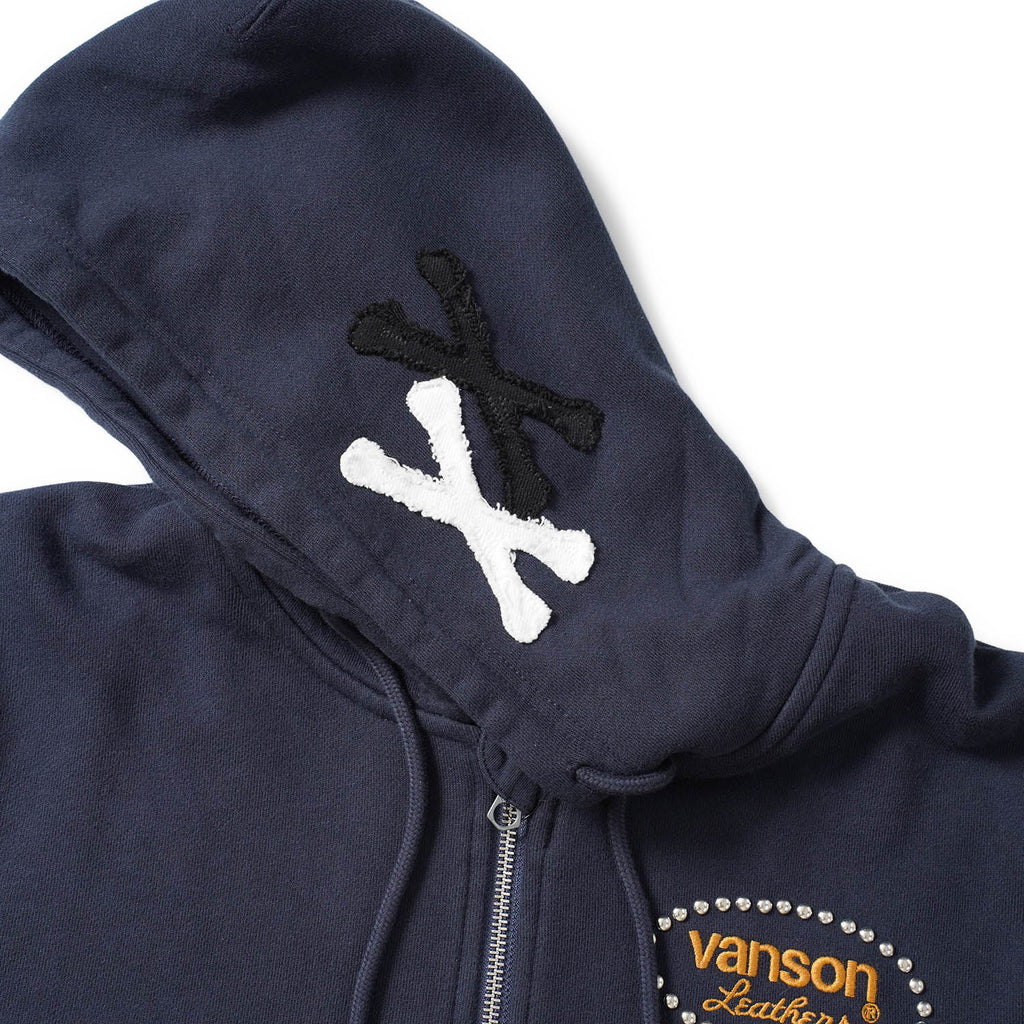 VANSON バンソン パーカー "裏毛フルジップパーカー" NVSZ-2607