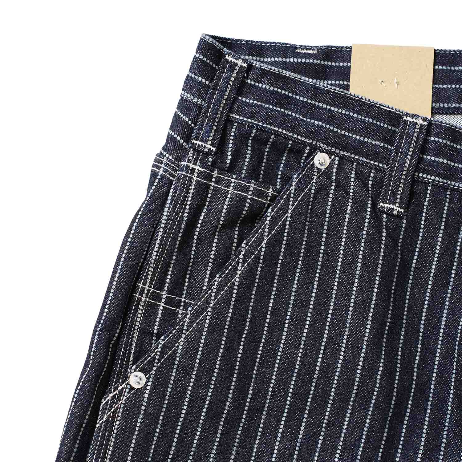 児島ジーンズ ハーフパンツ “13oz ウォバッシュペインターショーツ