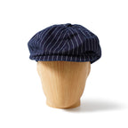 SUGAR CANE シュガーケーン 帽子 キャップ "9oz. WABASH STRIPE APPLEJACK CAP" SC02070