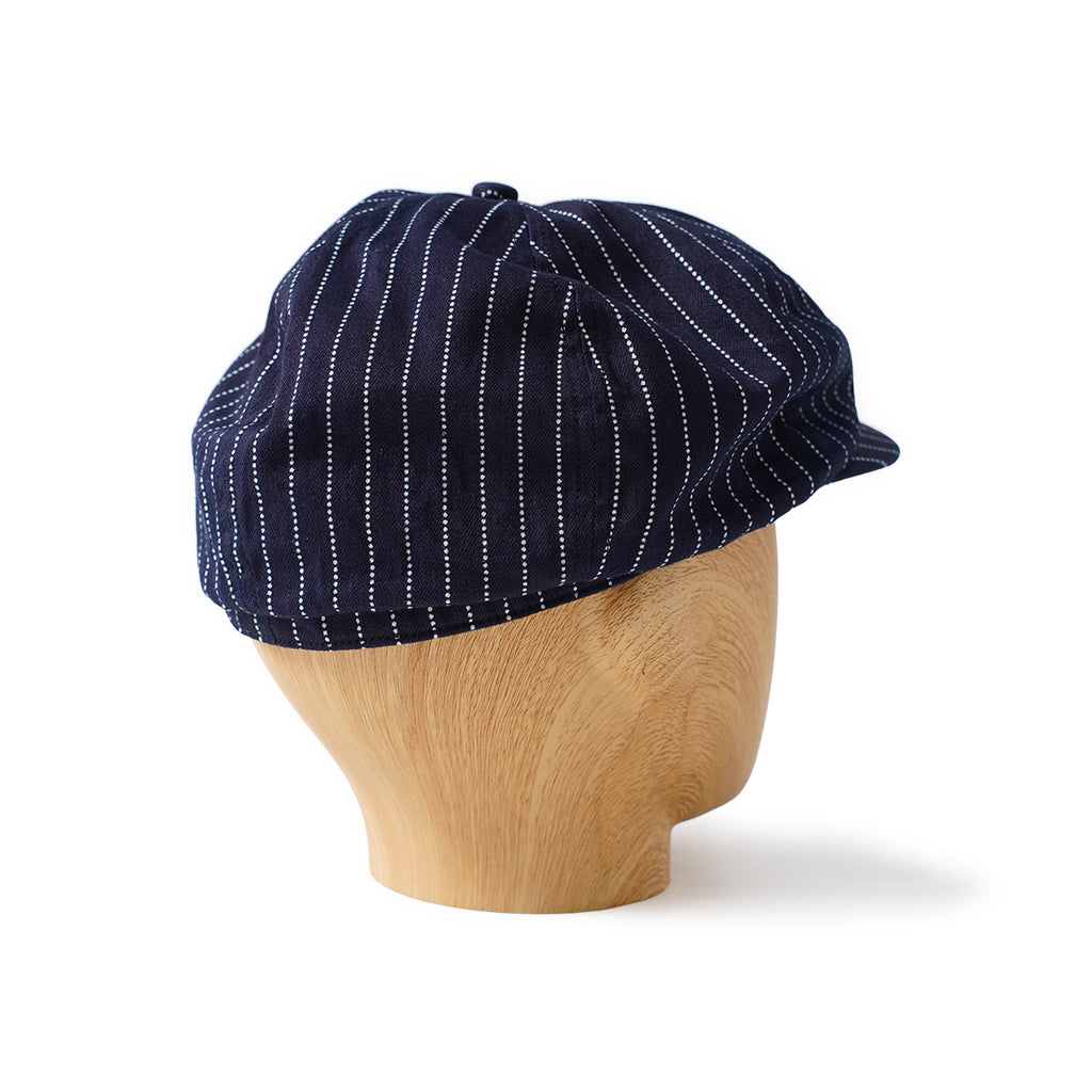 SUGAR CANE シュガーケーン 帽子 キャップ "9oz. WABASH STRIPE APPLEJACK CAP" SC02070