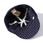 SUGAR CANE シュガーケーン 帽子 キャップ "9oz. WABASH STRIPE APPLEJACK CAP" SC02070