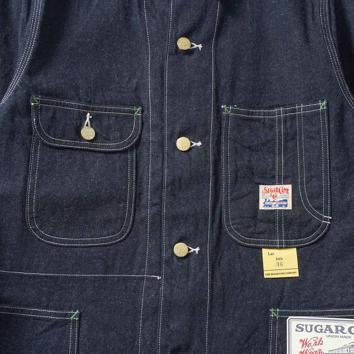 SUGAR CANE シュガーケーン カバーオール ジャケット "11oz. BLUE DENIM WORK COAT" SC15655