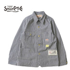 SUGAR CANE シュガーケーン カバーオール ジャケット "11oz. HICKORY STRIPE WORK COAT" SC15656