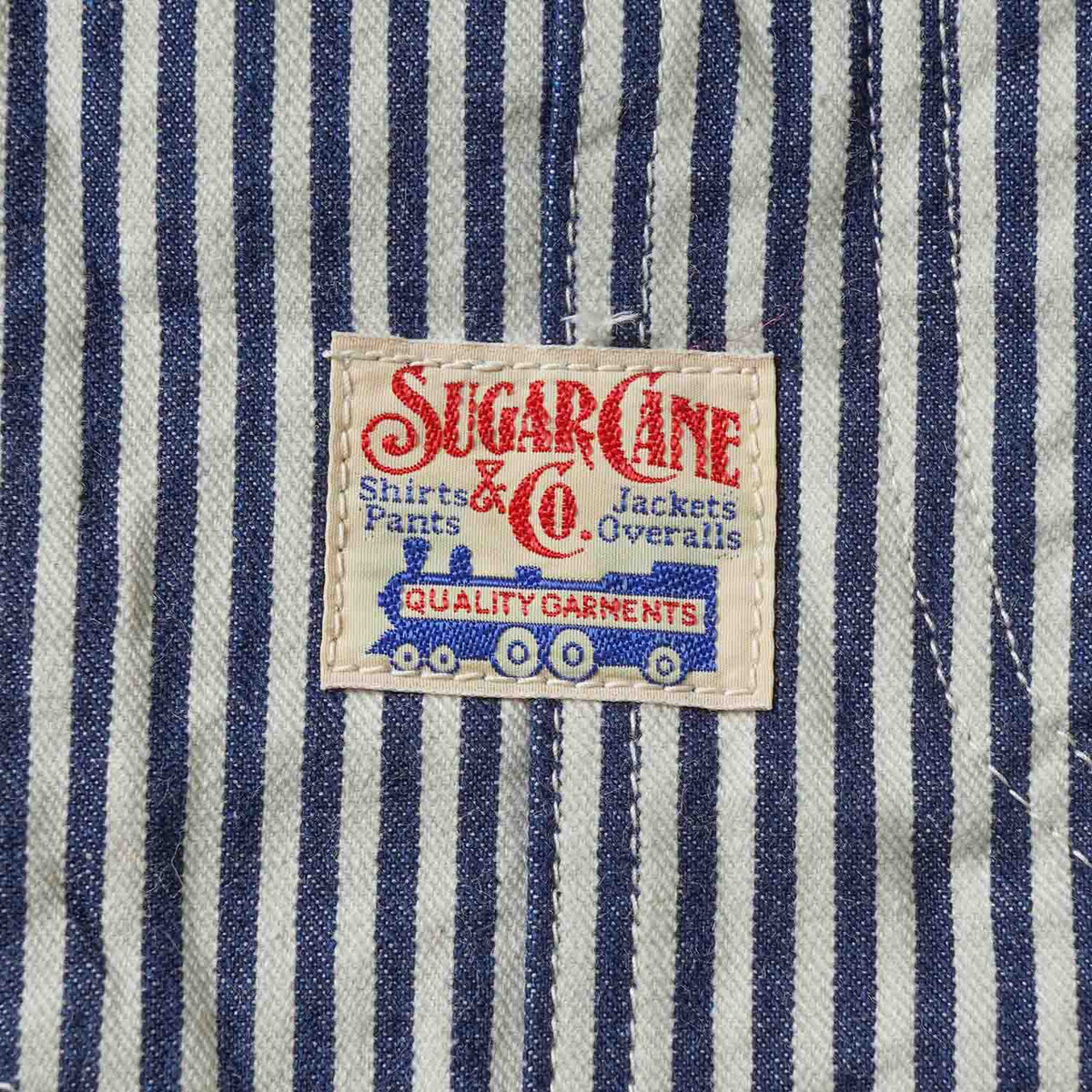 SUGAR CANE シュガーケーン カバーオール ジャケット "11oz. HICKORY STRIPE WORK COAT" SC15656