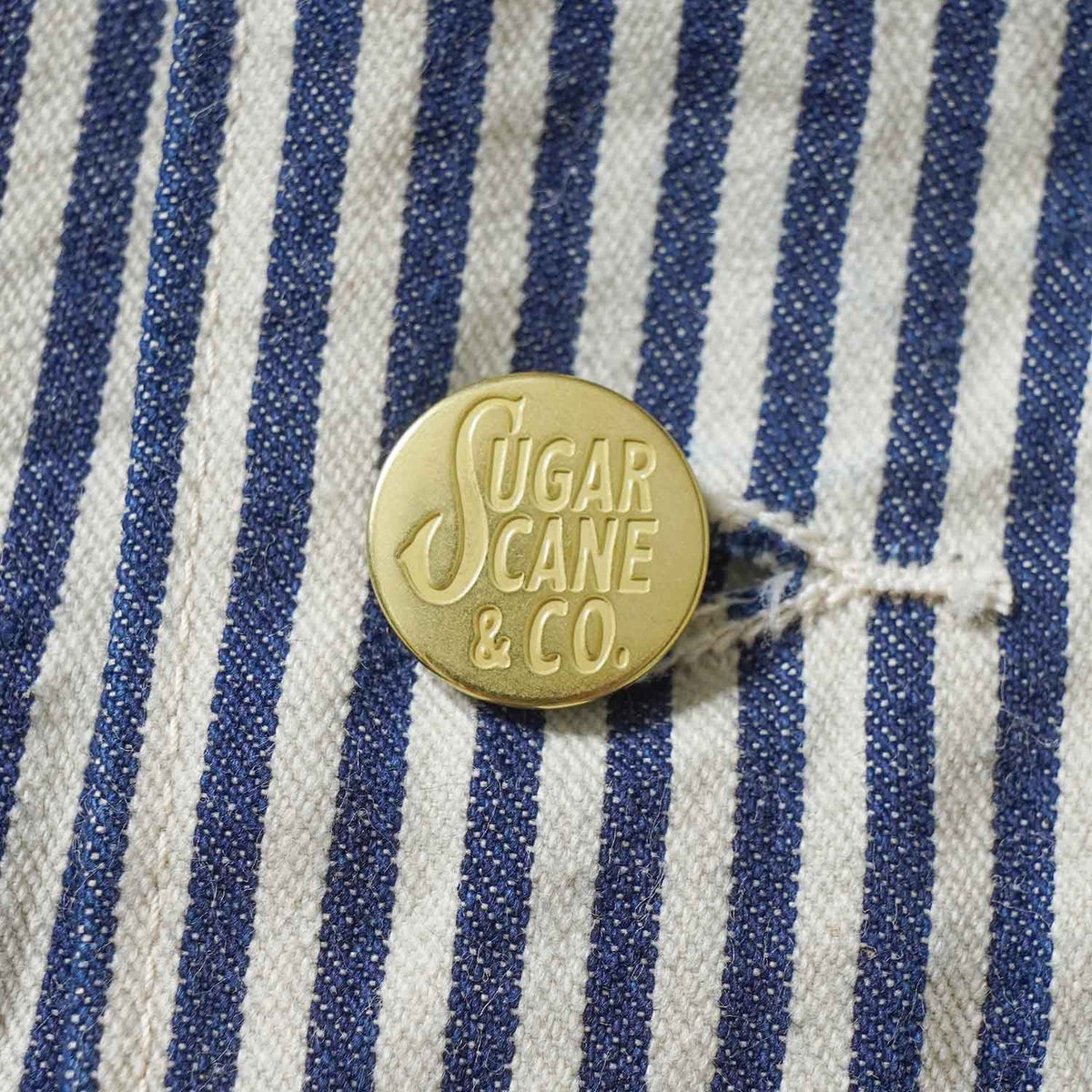 SUGAR CANE シュガーケーン カバーオール ジャケット "11oz. HICKORY STRIPE WORK COAT" SC15656
