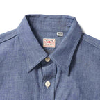 SUGAR CANE シュガーケーン 長袖 シャツ "BLUE CHAMBRAY WORK SHIRT" SC27850