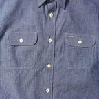 SUGAR CANE シュガーケーン 長袖 シャツ "BLUE CHAMBRAY WORK SHIRT" SC27850