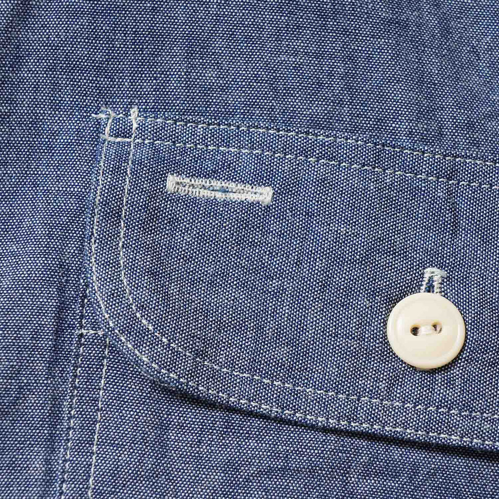 SUGAR CANE シュガーケーン 長袖 シャツ "BLUE CHAMBRAY WORK SHIRT" SC27850
