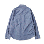 SUGAR CANE シュガーケーン 長袖 シャツ "BLUE CHAMBRAY WORK SHIRT" SC27850