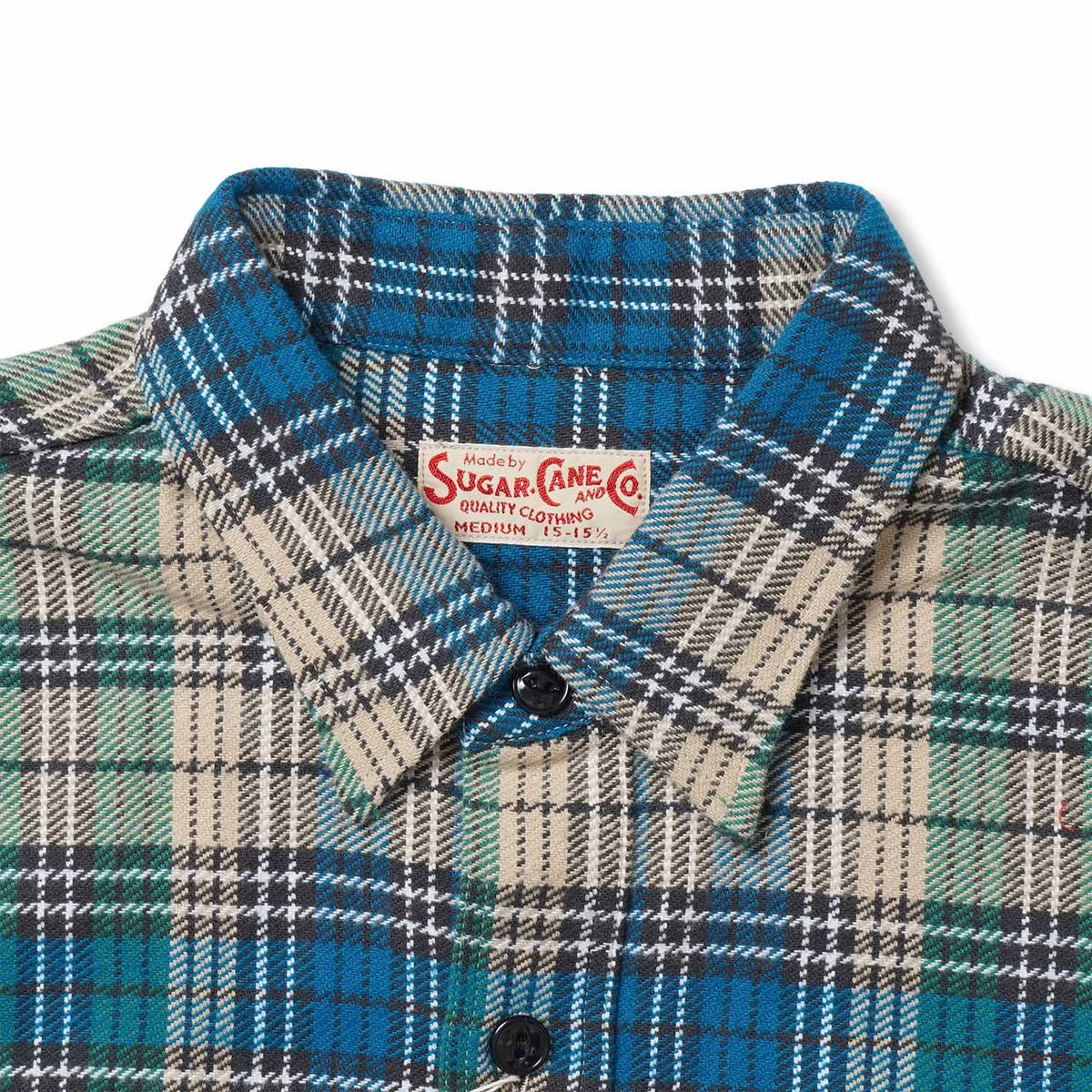 SUGAR CANE シュガーケーン 長袖 シャツ "TWILL CHECK WORK SHIRT" SC29779