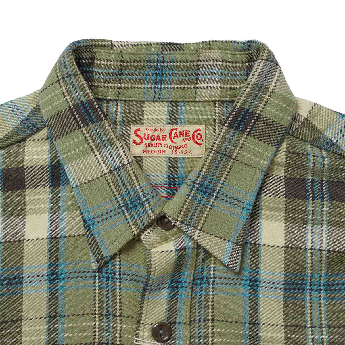 SUGAR CANE シュガーケーン 長袖 シャツ "TWILL CHECK WORK SHIRT" SC29780