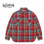 SUGAR CANE シュガーケーン 長袖 シャツ "TWILL CHECK WORK SHIRT" SC29781