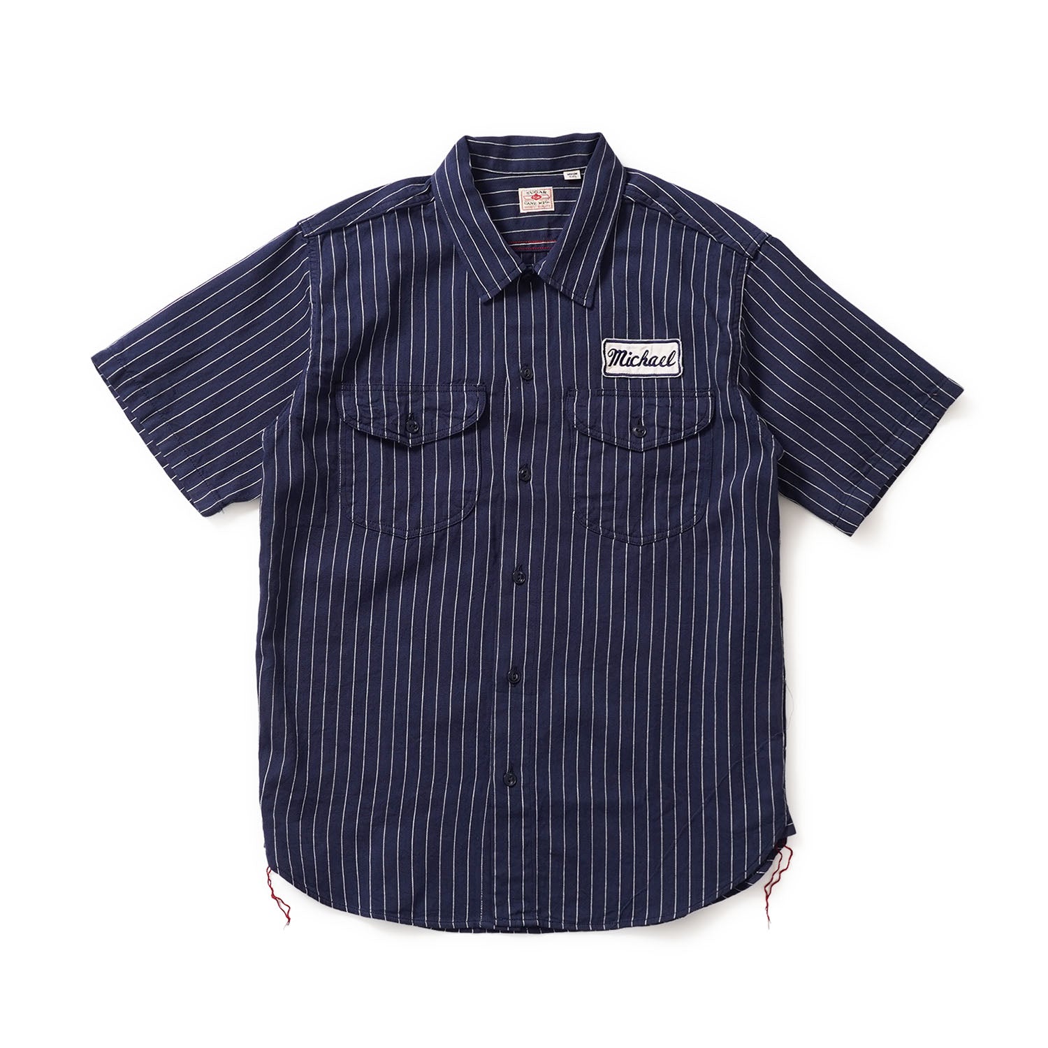 SUGAR CANE シュガーケーン 半袖シャツ “COKE STRIPE WORK SHIRT with