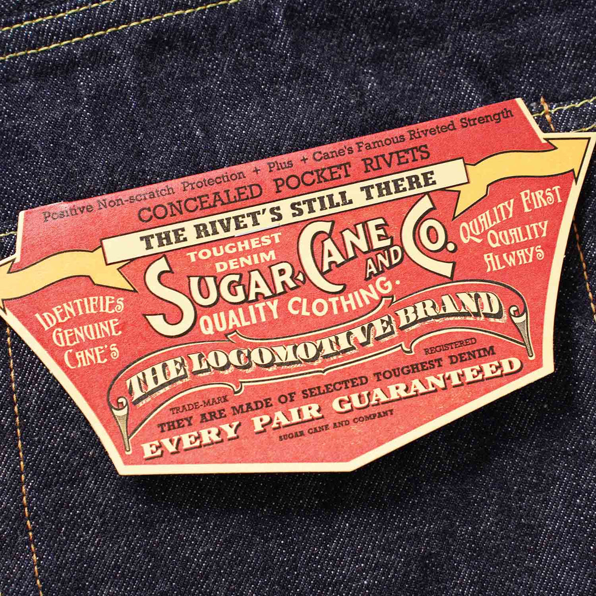SUGAR CANE シュガーケーン パンツ "14.25oz STANDARD DENIM 1947MODEL" SC41947A