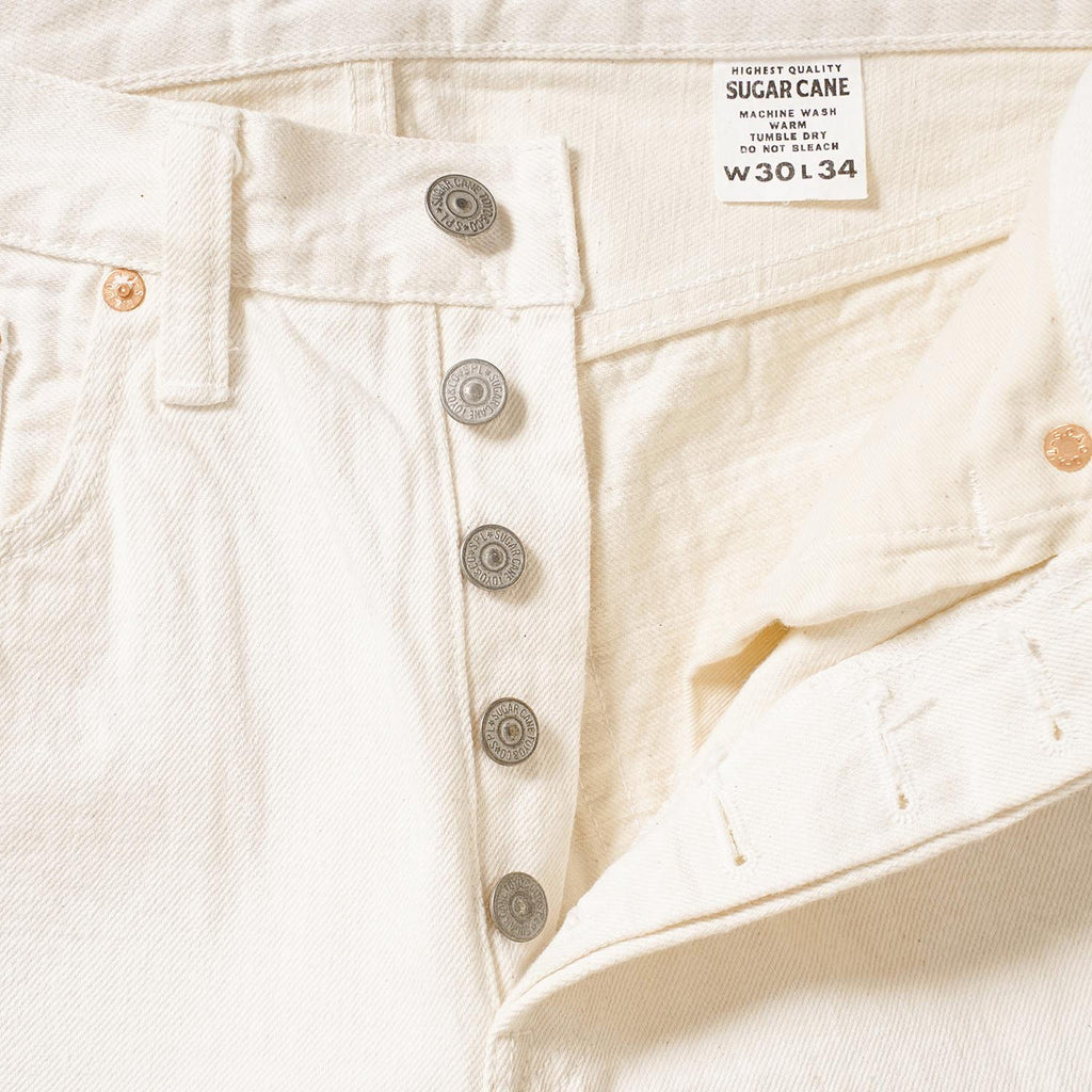 SUGAR CANE シュガーケーン パンツ "13oz. WHITE DENIM “1947 MODEL” (REGULAR STRAIGHT)" SC42560