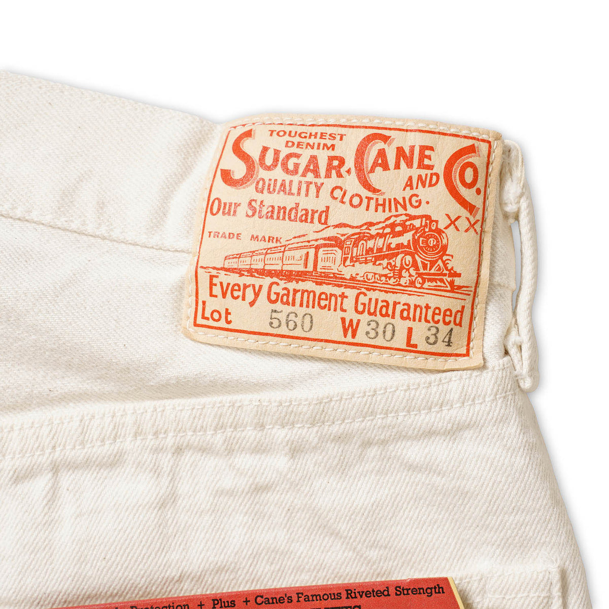 SUGAR CANE シュガーケーン パンツ "13oz. WHITE DENIM “1947 MODEL” (REGULAR STRAIGHT)" SC42560