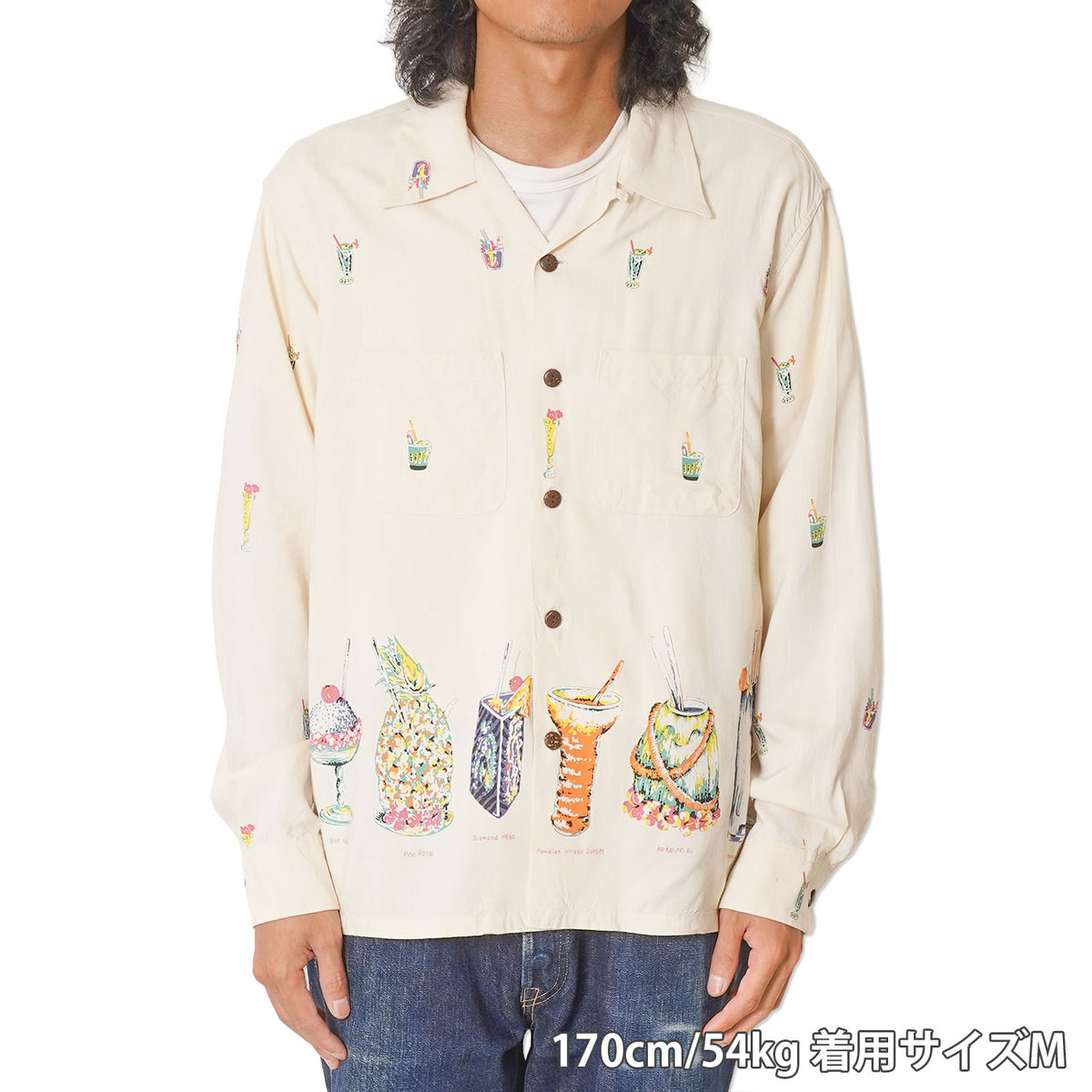 【別注】SUN SURF サンサーフ 長袖アロハシャツ 2026 ろーぐす別注 “TROPICAL DRINKS” SS29749RG