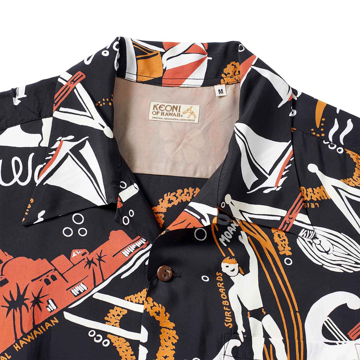 SUN SURF サンサーフ 半袖 アロハシャツ KEONI OF HAWAII “WAIKIKI SAND” by JOHN MEIGS SS39741
