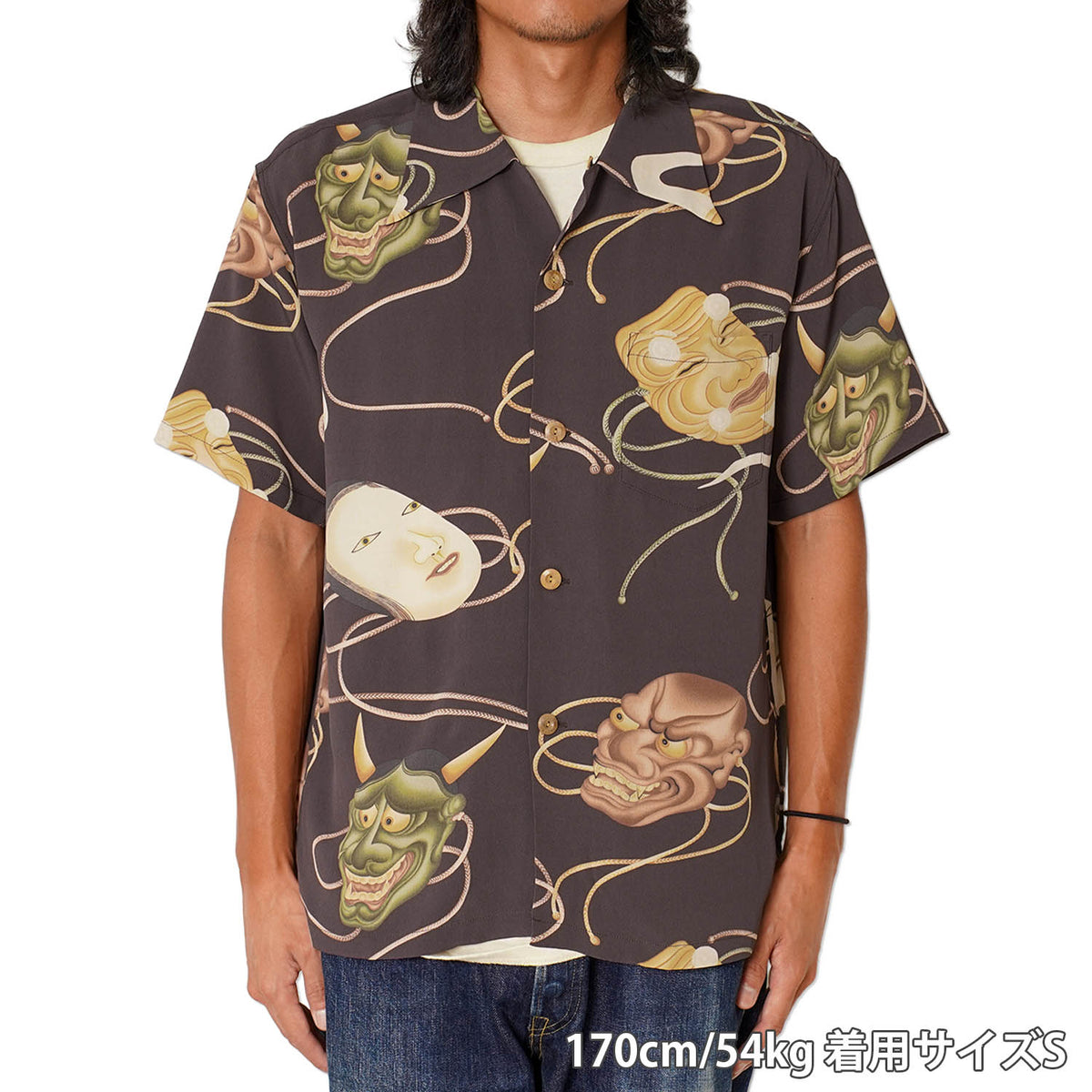 【別注】SUN SURF サンサーフ 半袖アロハシャツ 2026 ろーぐす別注 “NOH MASK” SS39772RG