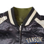 VANSON バンソン スカジャン TOM＆JERRY "サテン×ツイル リバーシブルスカジャン" TJV-2604