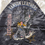 VANSON バンソン スカジャン TOM＆JERRY "サテン×ツイル リバーシブルスカジャン" TJV-2604