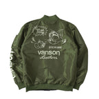 VANSON バンソン スカジャン TOM＆JERRY "サテン×ツイル リバーシブルスカジャン" TJV-2604