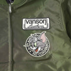 VANSON バンソン スカジャン TOM＆JERRY "サテン×ツイル リバーシブルスカジャン" TJV-2604