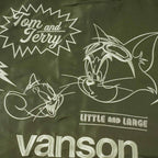 VANSON バンソン スカジャン TOM＆JERRY "サテン×ツイル リバーシブルスカジャン" TJV-2604