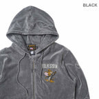 VANSON バンソン スウェット TOM＆JERRY "ベロア フルジップパーカー" TJV-2608