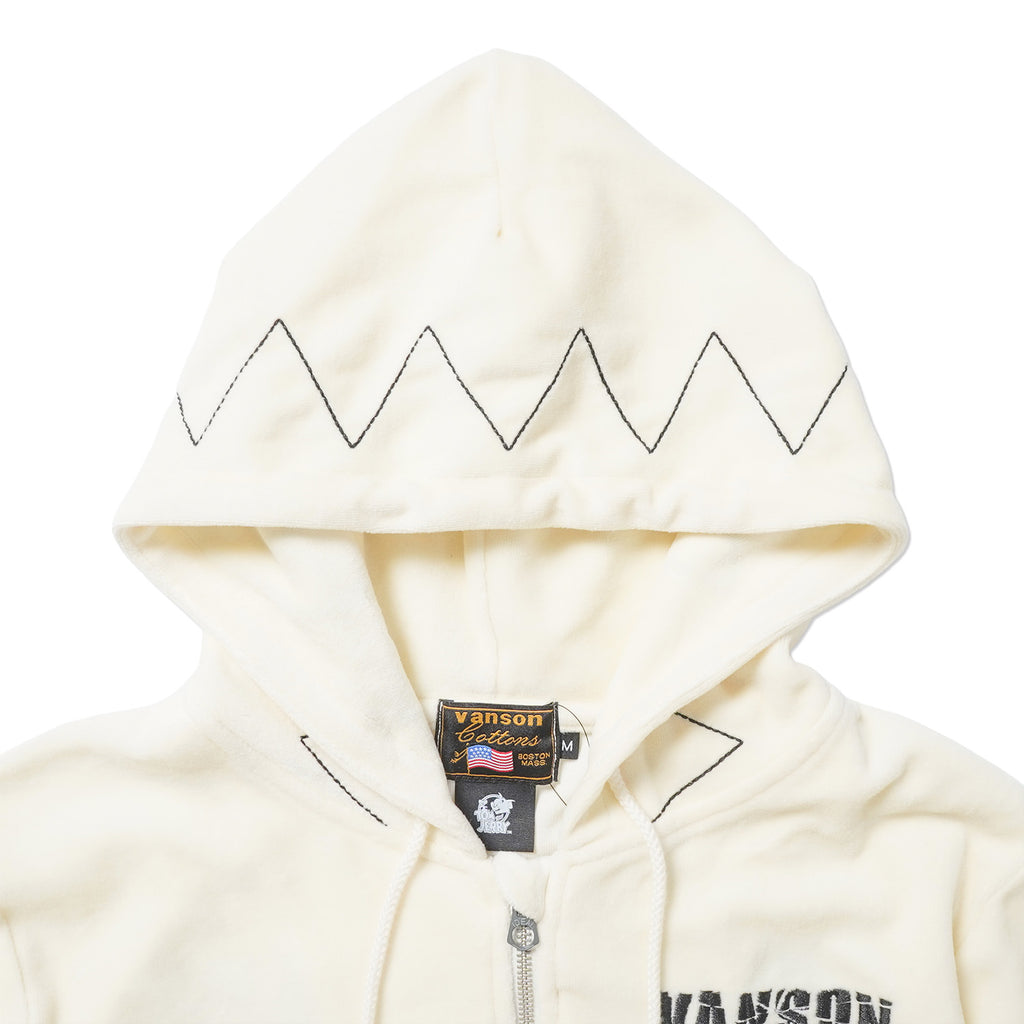 VANSON バンソン スウェット TOM＆JERRY "ベロア フルジップパーカー" TJV-2608