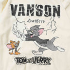 VANSON バンソン スウェット TOM＆JERRY "ベロア フルジップパーカー" TJV-2608