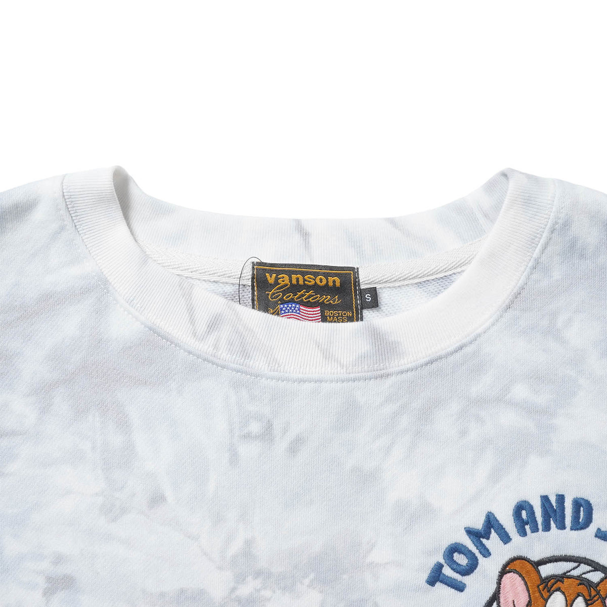 VANSON バンソン スウェット TOM＆JERRY "裏毛プルオーバートレーナー" TJV-2610